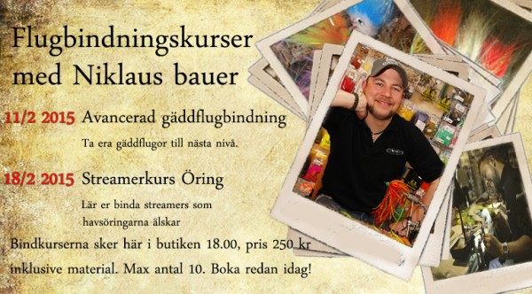Flugbindningskurser hos oss i Februari!
