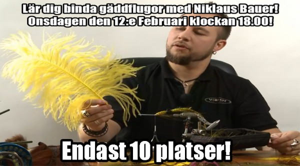 Gäddflugbindningskursen är nu fullbokad!