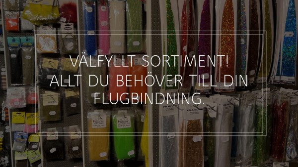 flugbindningsKrok och och material påfyllt på väggarna