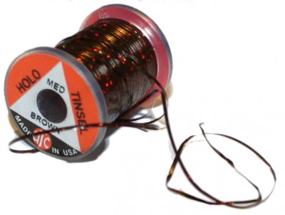 Holo Tinsel - Medium Brown
