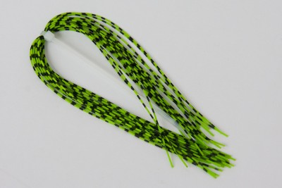 Round Rubber Legs Neon Green Barred
